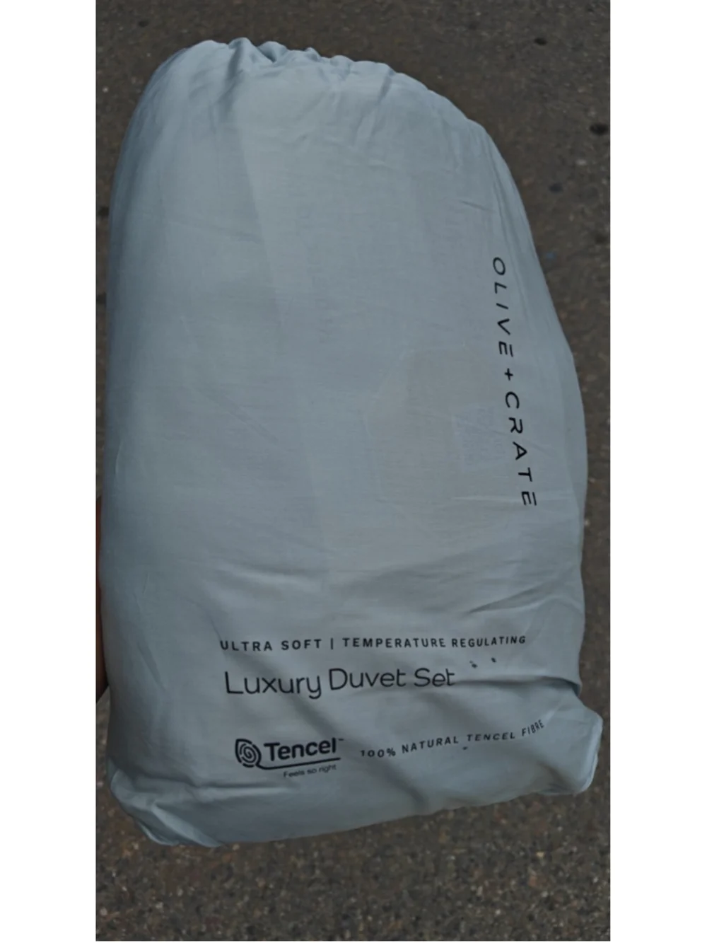 OliveCrate Eucalyptus Lyocell KING Duvet Set - Cooling Bedding Breathable